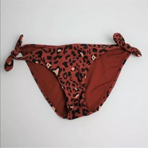 Hollister Women's Animal Print Swim Bikini Bottom Size XS
